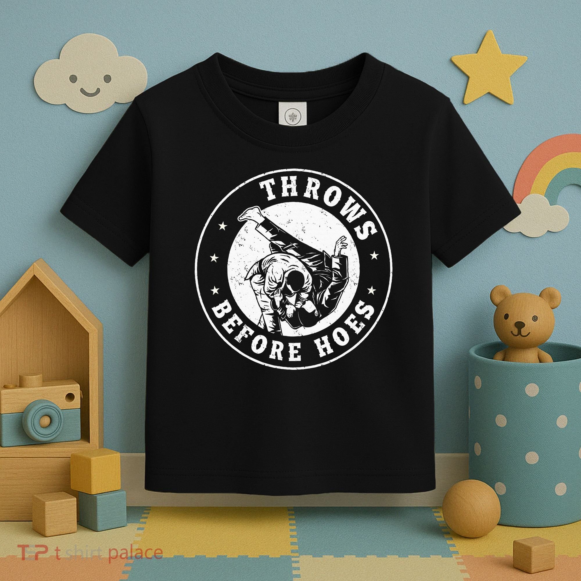 Funny Jiu Jitsu Judo Martial Arts Toddler T-Shirt