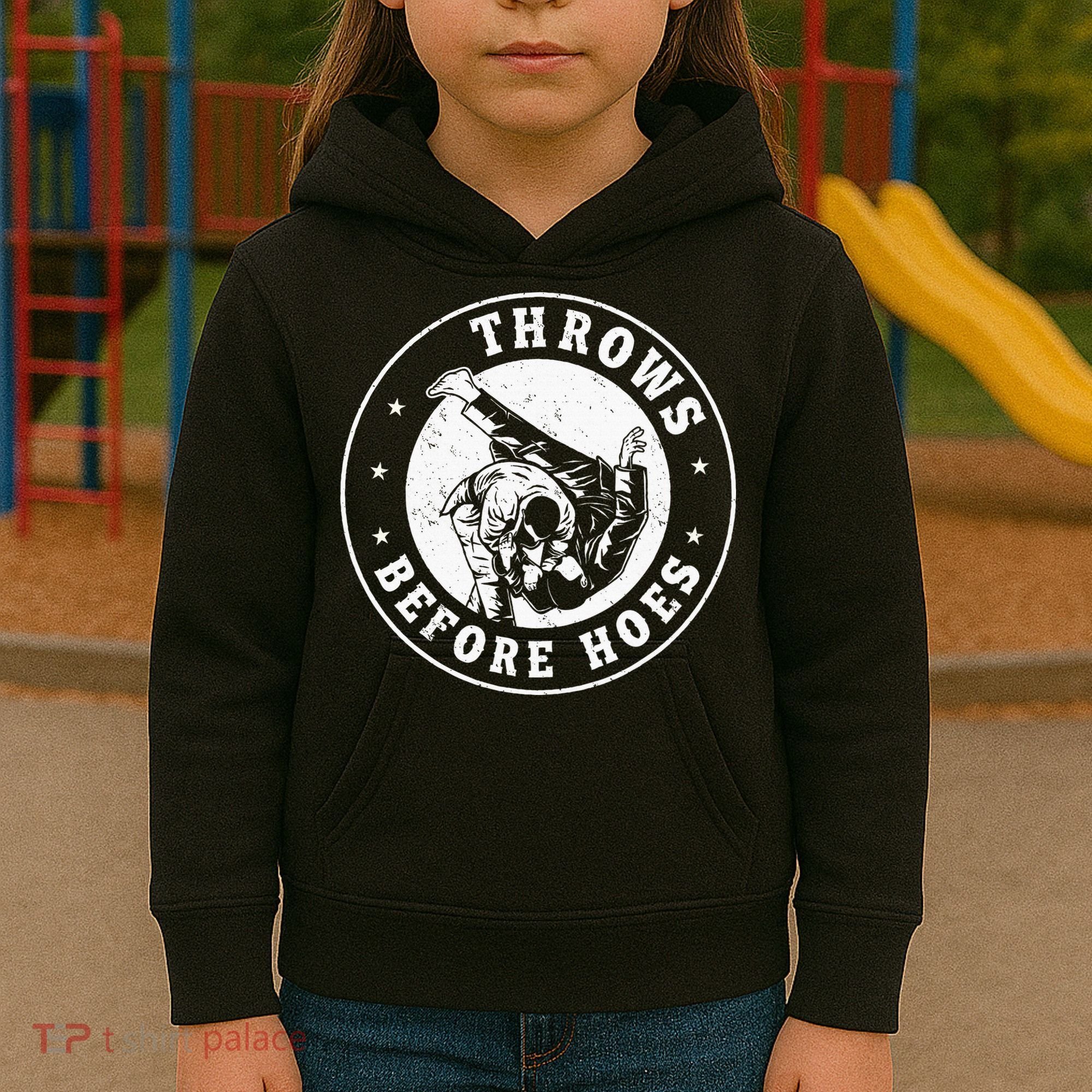 Funny Jiu Jitsu Judo Martial Arts Kids Hoodie