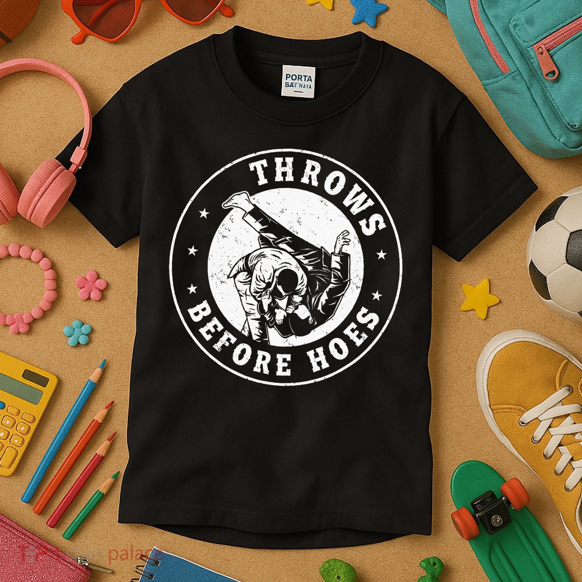 Funny Jiu Jitsu Judo Martial Arts Kids T-Shirt