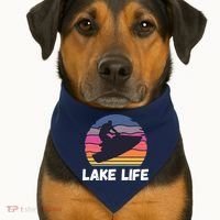 Funny Jetski Jetskiing Jet Ski Accessory For USA-Made Doggie Bandana thumb 1