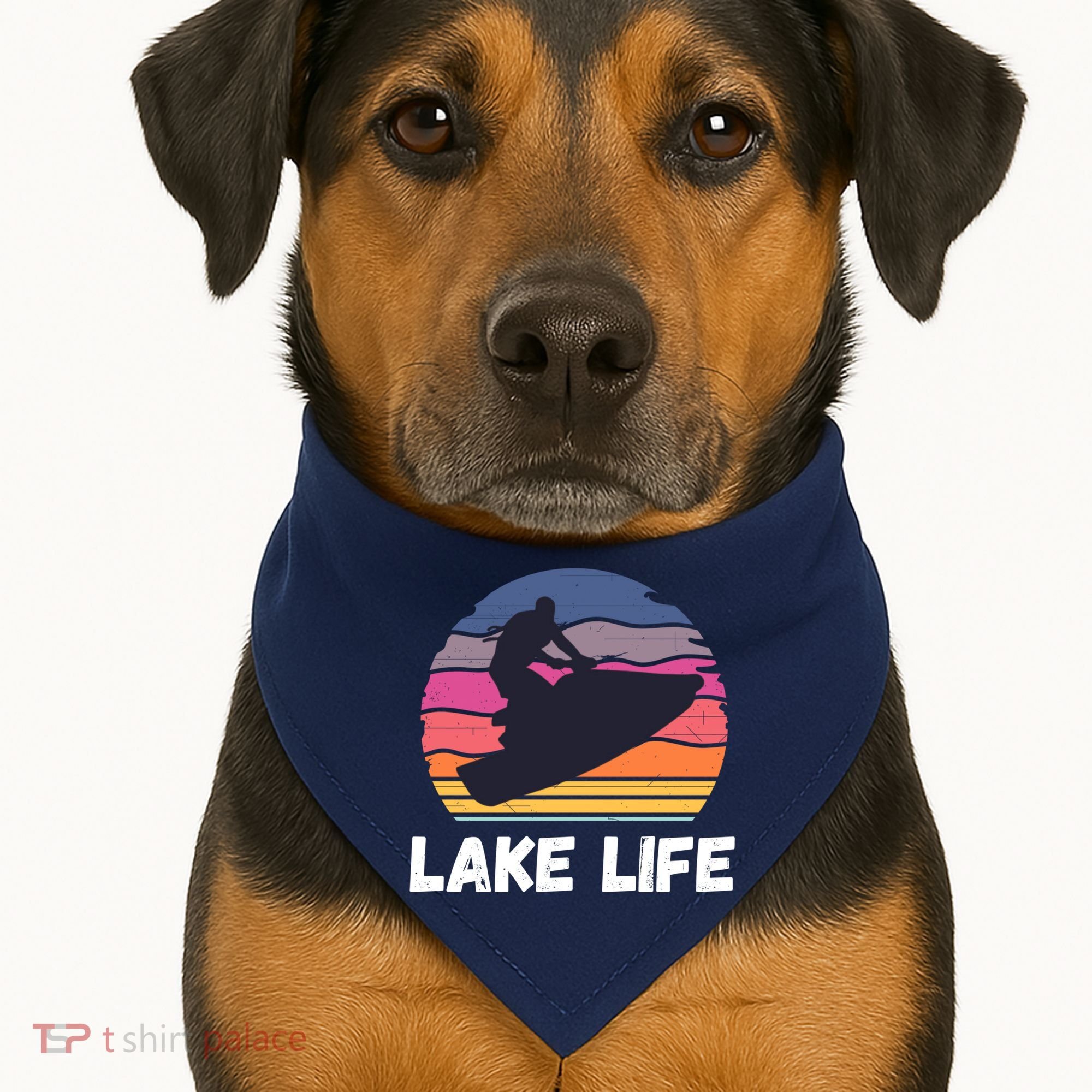 Funny Jetski Jetskiing Jet Ski Accessory For USA-Made Doggie Bandana