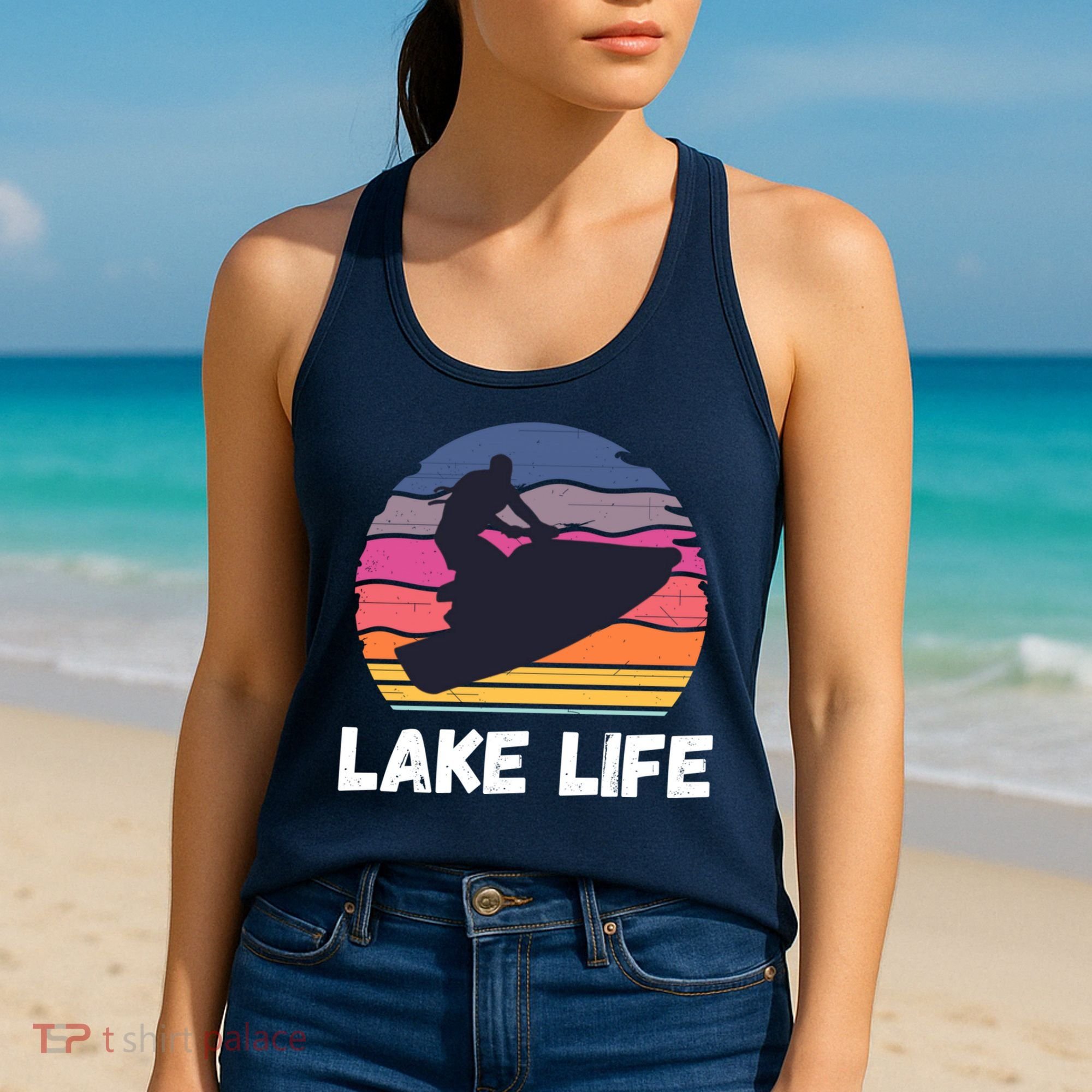 Funny Jetski Jetskiing Jet Ski Accessory For Women's Tank Top