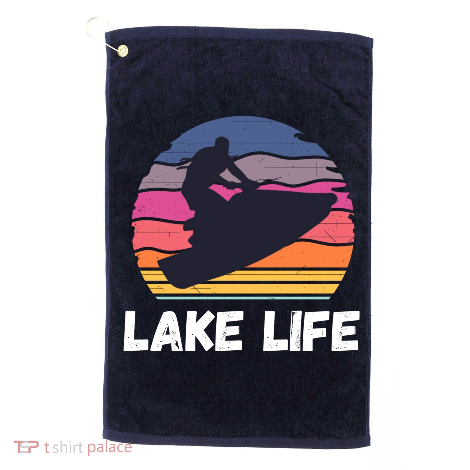 Funny Jetski Jetskiing Jet Ski Accessory For Golf Towel