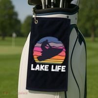 Funny Jetski Jetskiing Jet Ski Accessory For Golf Towel thumb 2