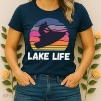 Funny Jetski Jetskiing Jet Ski Accessory For Women's T-Shirt thumb 2