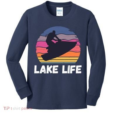 Funny Jetski Jetskiing Jet Ski Accessory For Kids Long Sleeve Shirt