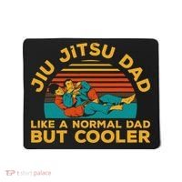 Funny Jiu Jitsu Dad For Brazilian Jiu Jitsu Lover Mousepad thumb 0