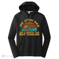 Funny Jiu Jitsu Dad For Brazilian Jiu Jitsu Lover Performance Fleece Hoodie thumb 0