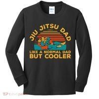 Funny Jiu Jitsu Dad For Brazilian Jiu Jitsu Lover Kids Long Sleeve Shirt thumb 0
