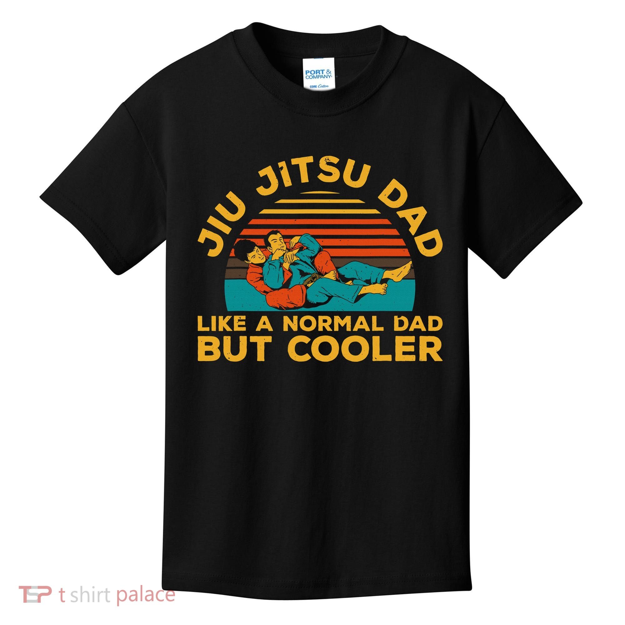 Funny Jiu Jitsu Dad For Brazilian Jiu Jitsu Lover Kids T-Shirt