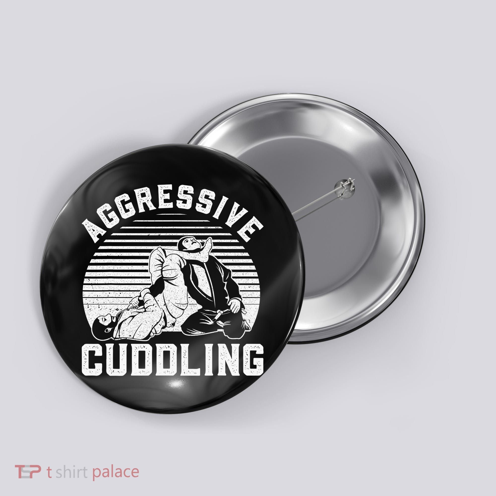 Funny Jiu Jitsu Gift For  Brazilian BJJ Button