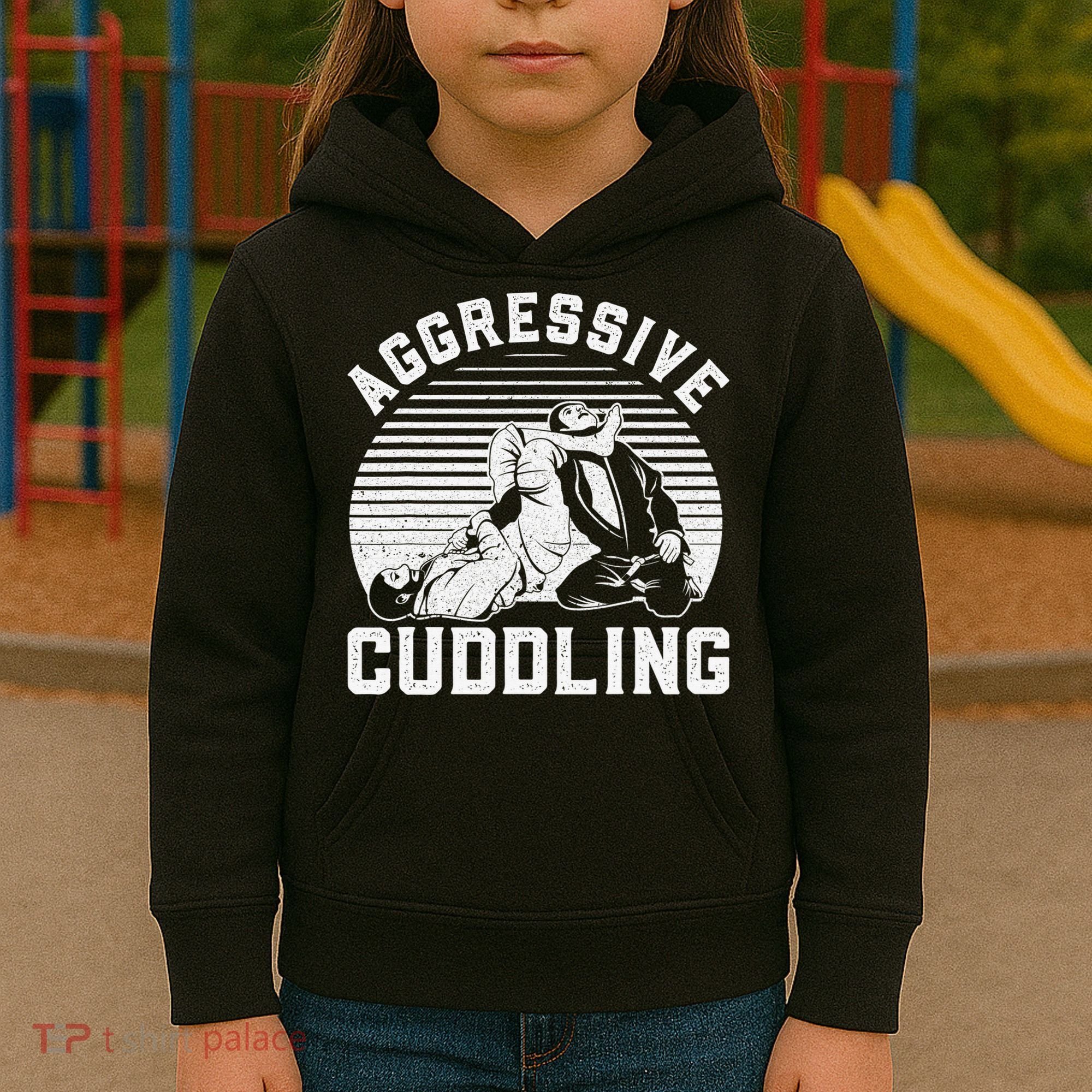 Funny Jiu Jitsu Gift For  Brazilian BJJ Kids Hoodie