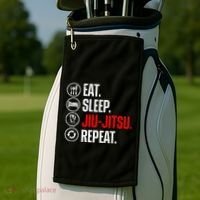 Funny Jiu Jitsu Brazilian Jiu Jitsu Bjj Golf Towel thumb 2