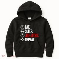 Funny Jiu Jitsu Brazilian Jiu Jitsu Bjj Kids Hoodie thumb 0