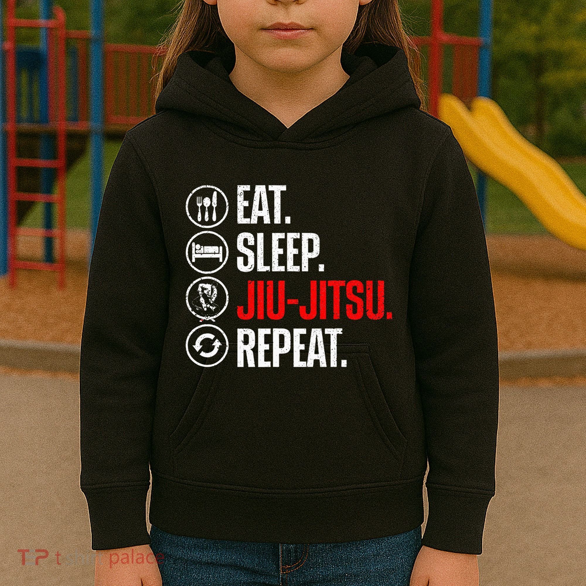 Funny Jiu Jitsu Brazilian Jiu Jitsu Bjj Kids Hoodie