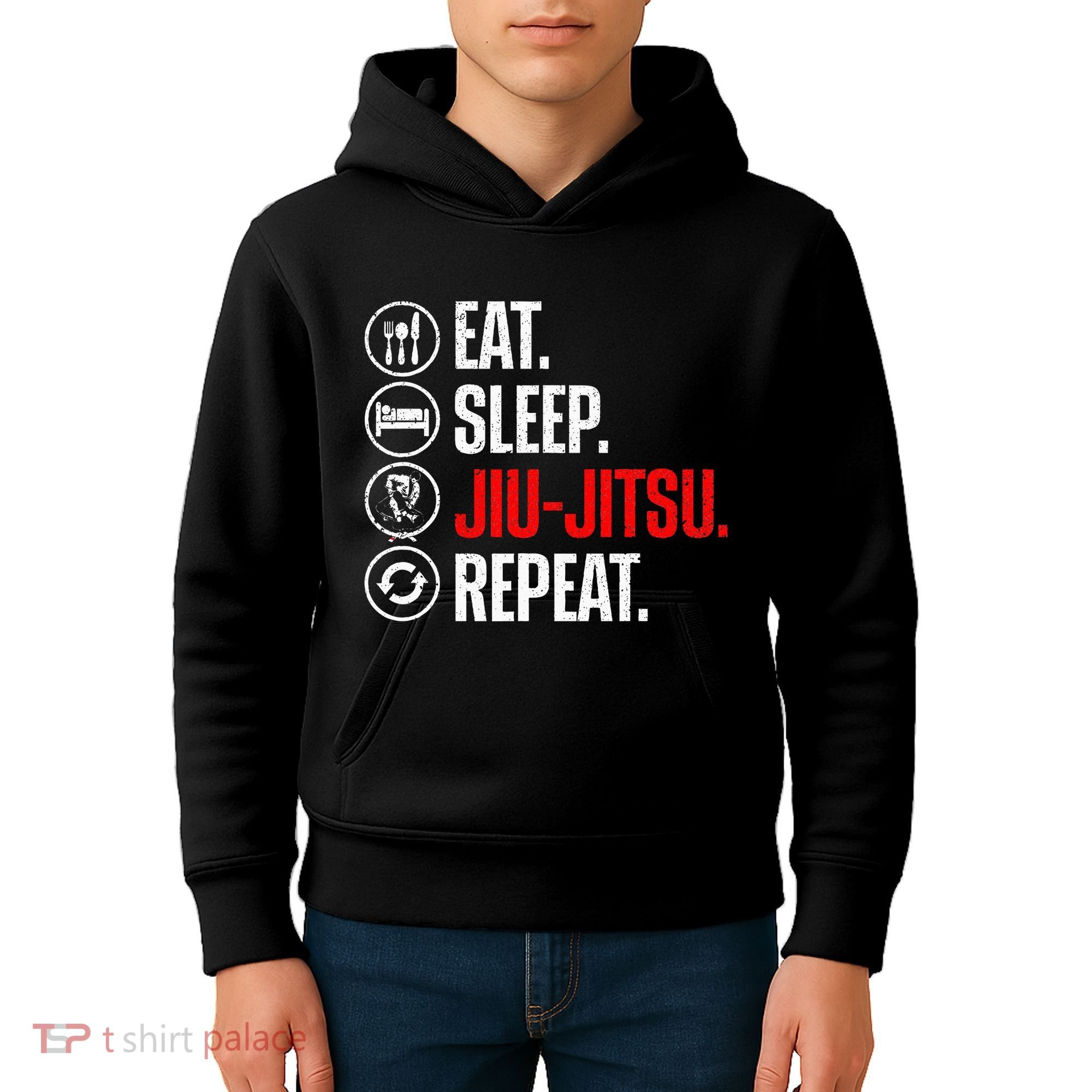 Funny Jiu Jitsu Brazilian Jiu Jitsu Bjj Kids Hoodie