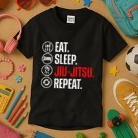 Funny Jiu Jitsu Brazilian Jiu Jitsu Bjj Kids T-Shirt thumb 3