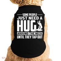 Funny Jiu Jitsu Some People Just Need A Hug Around The Neck Doggie Tank thumb 0