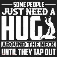 Funny Jiu Jitsu Some People Just Need A Hug Around The Neck Beanie thumb 2