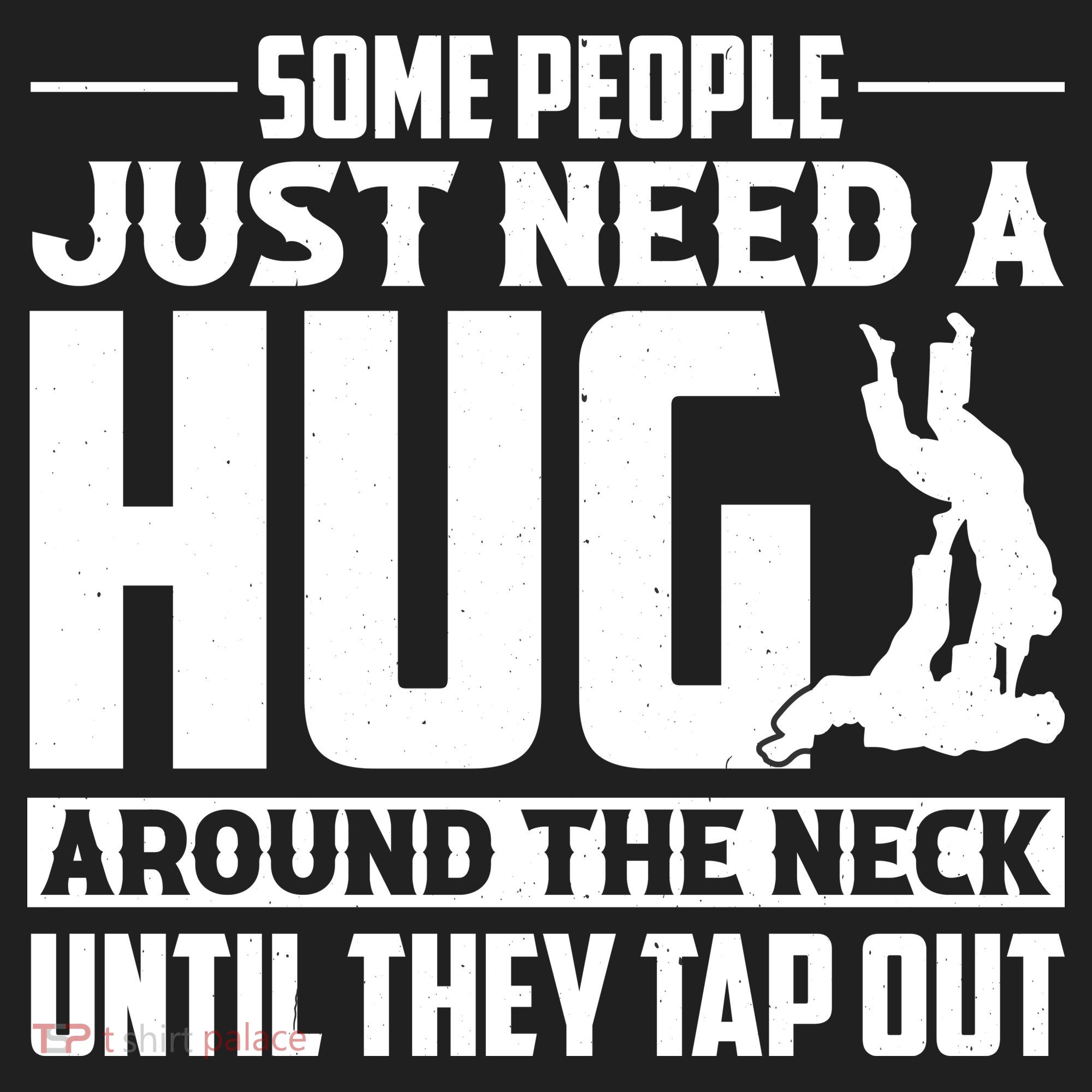 Funny Jiu Jitsu Some People Just Need A Hug Around The Neck Beanie