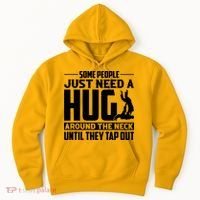 Funny Jiu Jitsu Some People Just Need A Hug Around The Neck Hoodie thumb 0