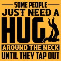 Funny Jiu Jitsu Some People Just Need A Hug Around The Neck Pajama Set thumb 2