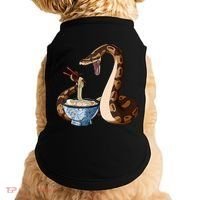 Funny Japanese Kawaii Ramen Snake Ball Python Doggie Tank thumb 0