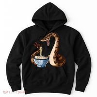 Funny Japanese Kawaii Ramen Snake Ball Python Hoodie thumb 0