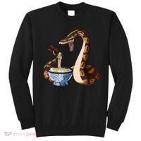 Funny Japanese Kawaii Ramen Snake Ball Python Sweatshirt thumb 0