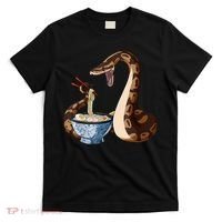Funny Japanese Kawaii Ramen Snake Ball Python T-Shirt thumb 0