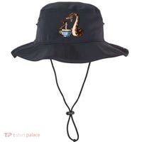 Funny Japanese Kawaii Ramen Snake Ball Python Bucket Hat thumb 0