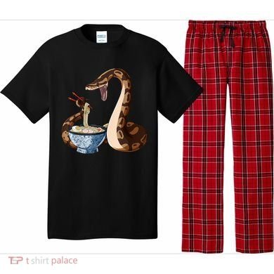 Funny Japanese Kawaii Ramen Snake Ball Python Pajama Set