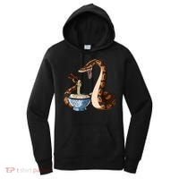 Funny Japanese Kawaii Ramen Snake Ball Python Women's Hoodie thumb 0