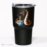 Funny Japanese Kawaii Ramen Snake Ball Python Tumbler thumb 0