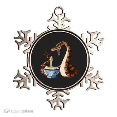 Funny Japanese Kawaii Ramen Snake Ball Python Ornament