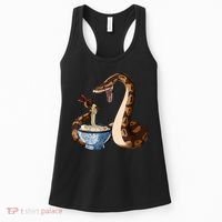 Funny Japanese Kawaii Ramen Snake Ball Python Women's Tank Top thumb 0