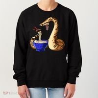 Funny Japanese Kawaii Ramen Noodles Snake Boa Constrictor Women's Sweatshirt thumb 0