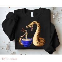 Funny Japanese Kawaii Ramen Noodles Snake Boa Constrictor Sweatshirt thumb 2