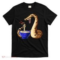 Funny Japanese Kawaii Ramen Noodles Snake Boa Constrictor T-Shirt thumb 0