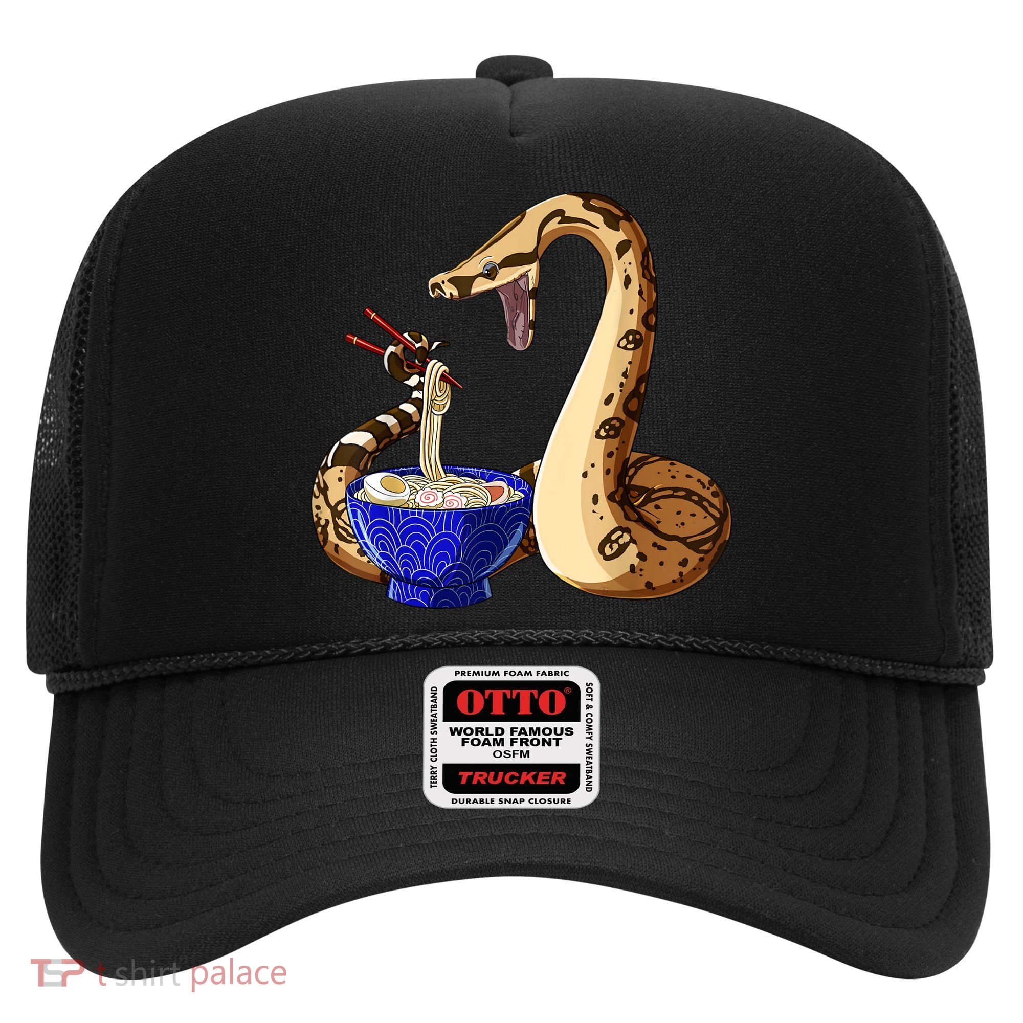Funny Japanese Kawaii Ramen Noodles Snake Boa Constrictor Hat