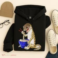 Funny Japanese Kawaii Ramen Reptile Leopard Gecko Hoodie thumb 4