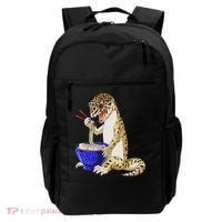 Funny Japanese Kawaii Ramen Reptile Leopard Gecko Backpack thumb 0