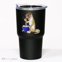 Funny Japanese Kawaii Ramen Reptile Leopard Gecko Tumbler thumb 0
