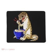 Funny Japanese Kawaii Ramen Reptile Leopard Gecko Mousepad thumb 0