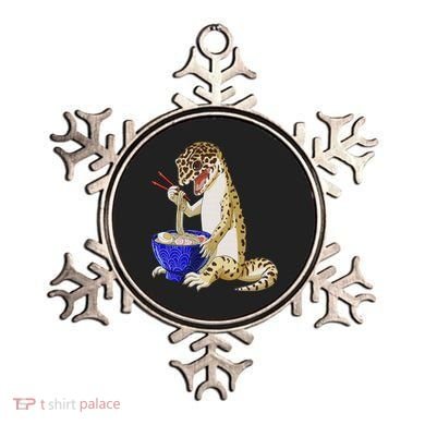 Funny Japanese Kawaii Ramen Reptile Leopard Gecko Ornament