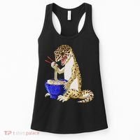 Funny Japanese Kawaii Ramen Reptile Leopard Gecko Women's Tank Top thumb 0