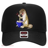 Funny Japanese Kawaii Ramen Reptile Leopard Gecko Hat thumb 0
