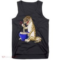 Funny Japanese Kawaii Ramen Reptile Leopard Gecko Tank Top thumb 0