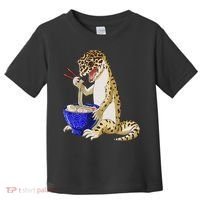 Funny Japanese Kawaii Ramen Reptile Leopard Gecko Toddler T-Shirt thumb 0