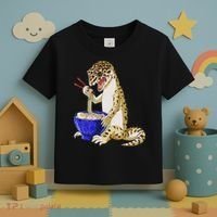 Funny Japanese Kawaii Ramen Reptile Leopard Gecko Toddler T-Shirt thumb 3